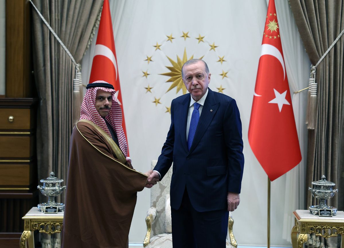 Erdoğan, Suudi Arabistan Dışişleri Bakanı'nı kabul etti