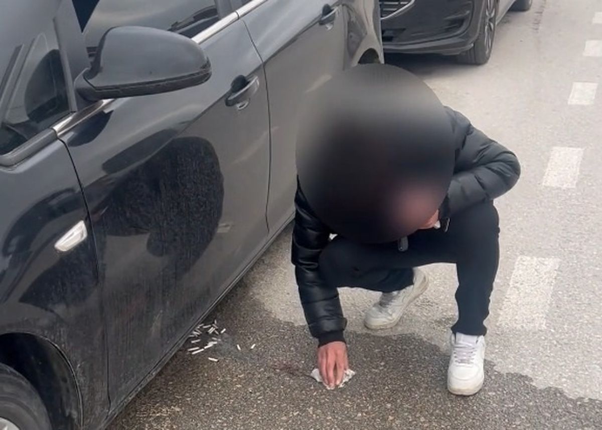 İnegöl'de Sigara İzmaritlerini Yere Atan Sürücüye Ceza