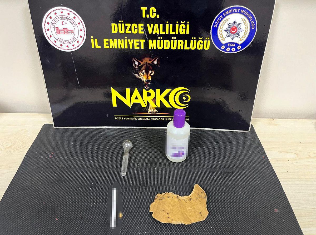 Düzce'de uyuşturucu operasyonu: 1 tutuklama