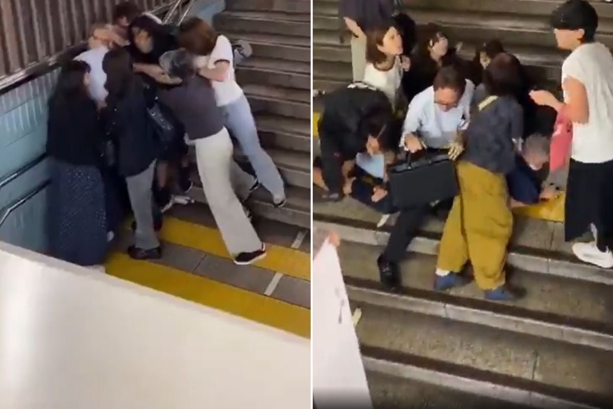 Kadın dayanışması! Kızların fotoğrafını çeken sapığı böyle yakaladılar