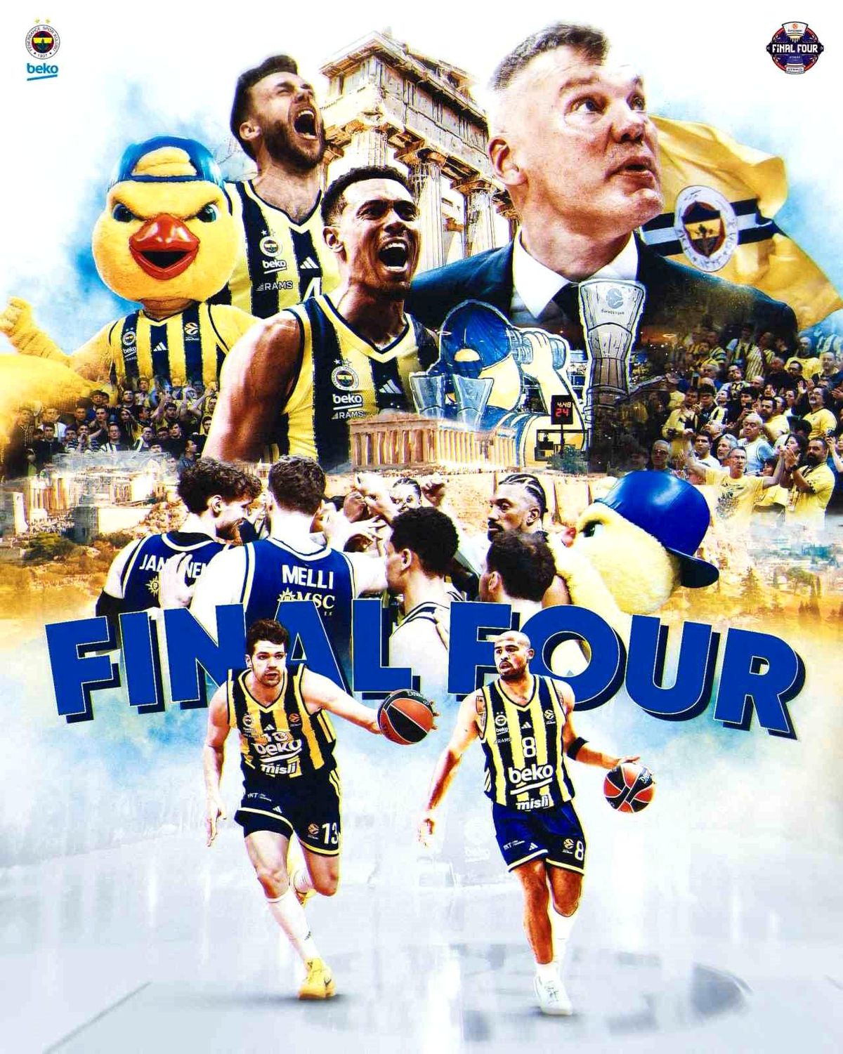 Fenerbahçe, Euroleague'de 8. kez Final Four'a gidiyor