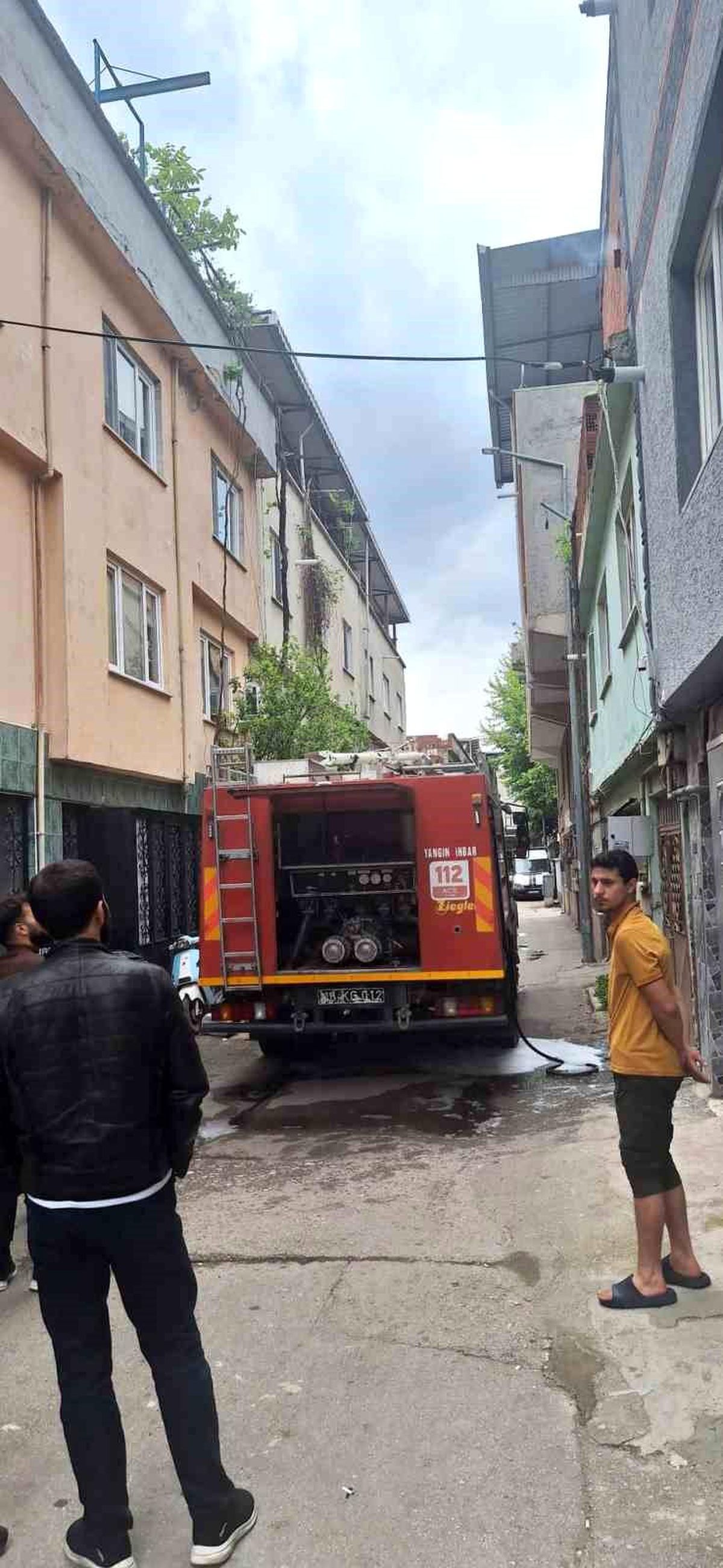 Bursa'da korkutan yangın