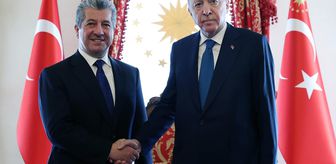 Cumhurbaşkanı Erdoğan, IKBY Başbakanı Mesrur Barzani'yi kabul etti