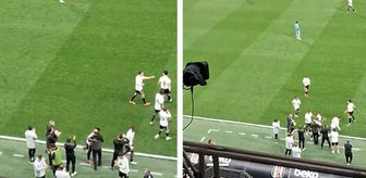 Derbide neler oluyor? Beşiktaş taraftarı çıldırdı