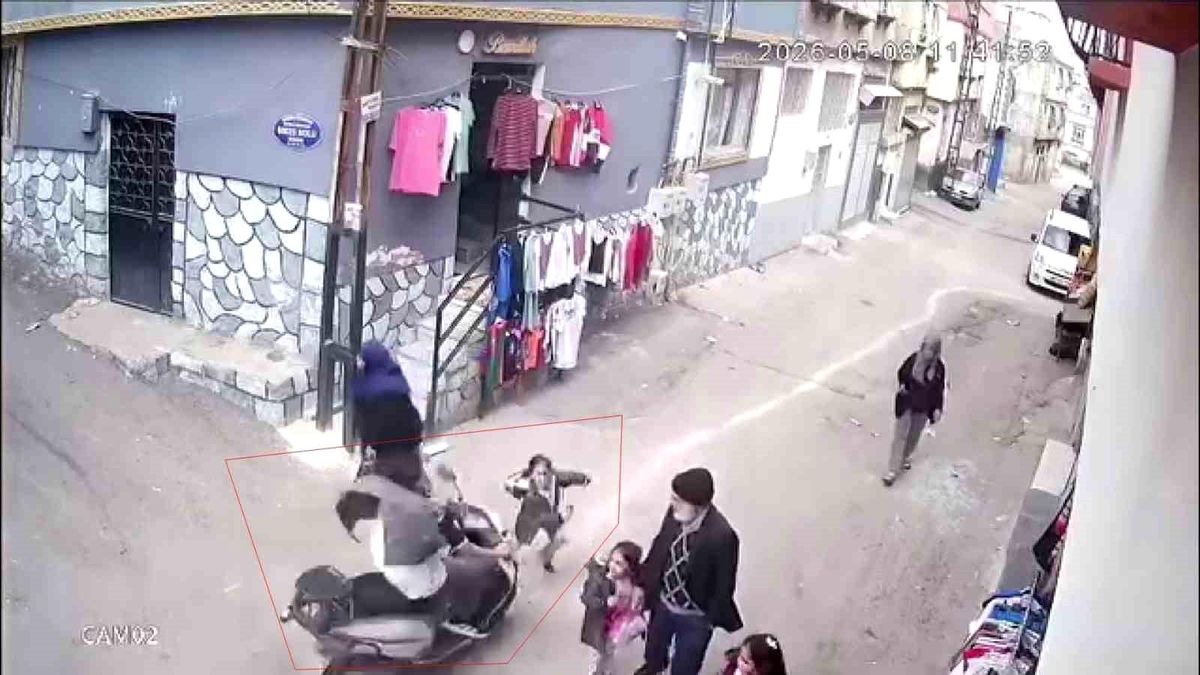 Gaziantep'te dehşete düşüren kaza: Motosiklet küçük kıza çarpıp kaçtı