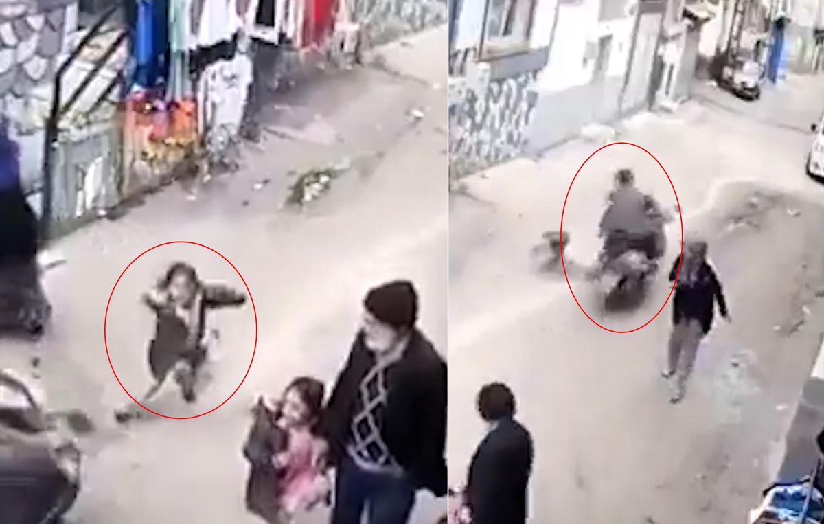Gaziantep Beydilli Mahallesi'nde motosikletin çarptığı 4 yaşındaki kız yaralandı; kaçan sürücü aranıyor