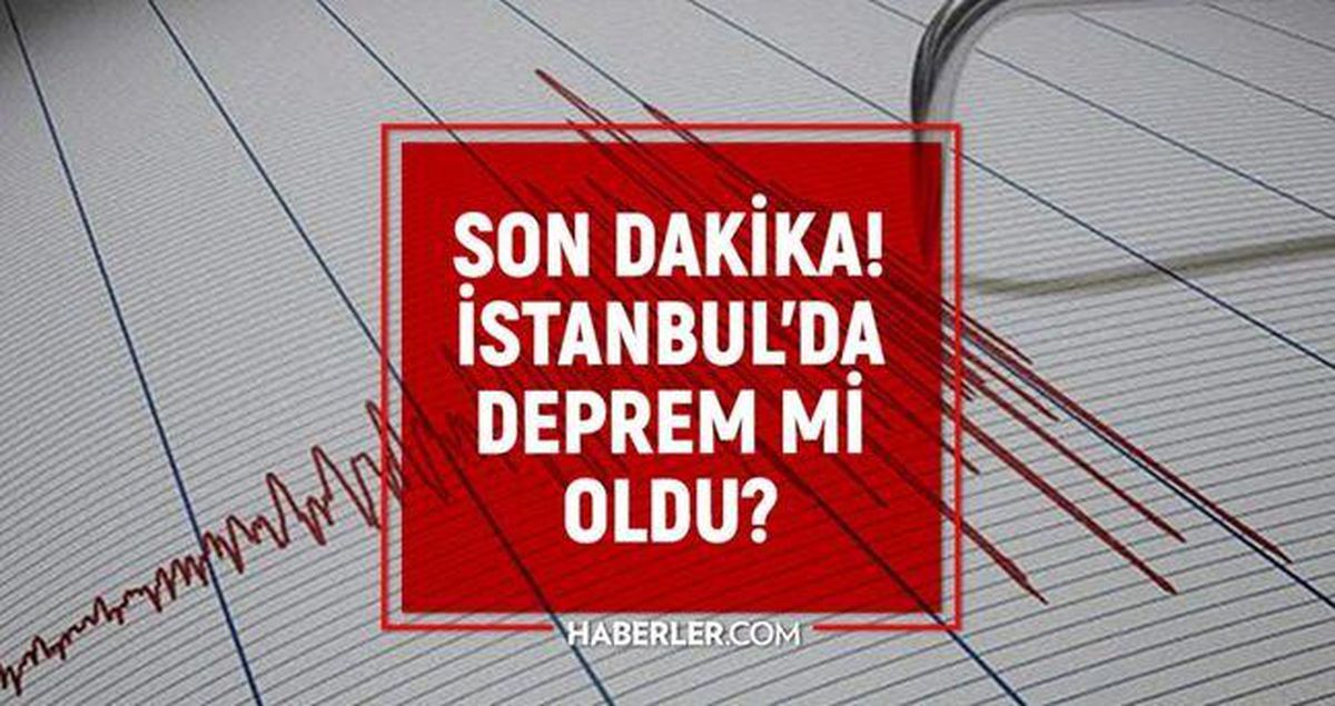 İstanbul'da deprem mi oldu? SON DAKİKA! 9 Mayıs İstanbul'da az önce nerede deprem oldu?