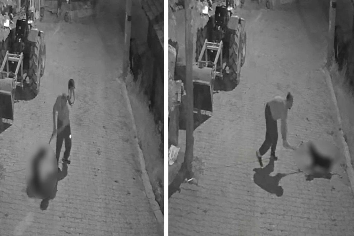 Köpeği demir sopayla döverek öldürdü
