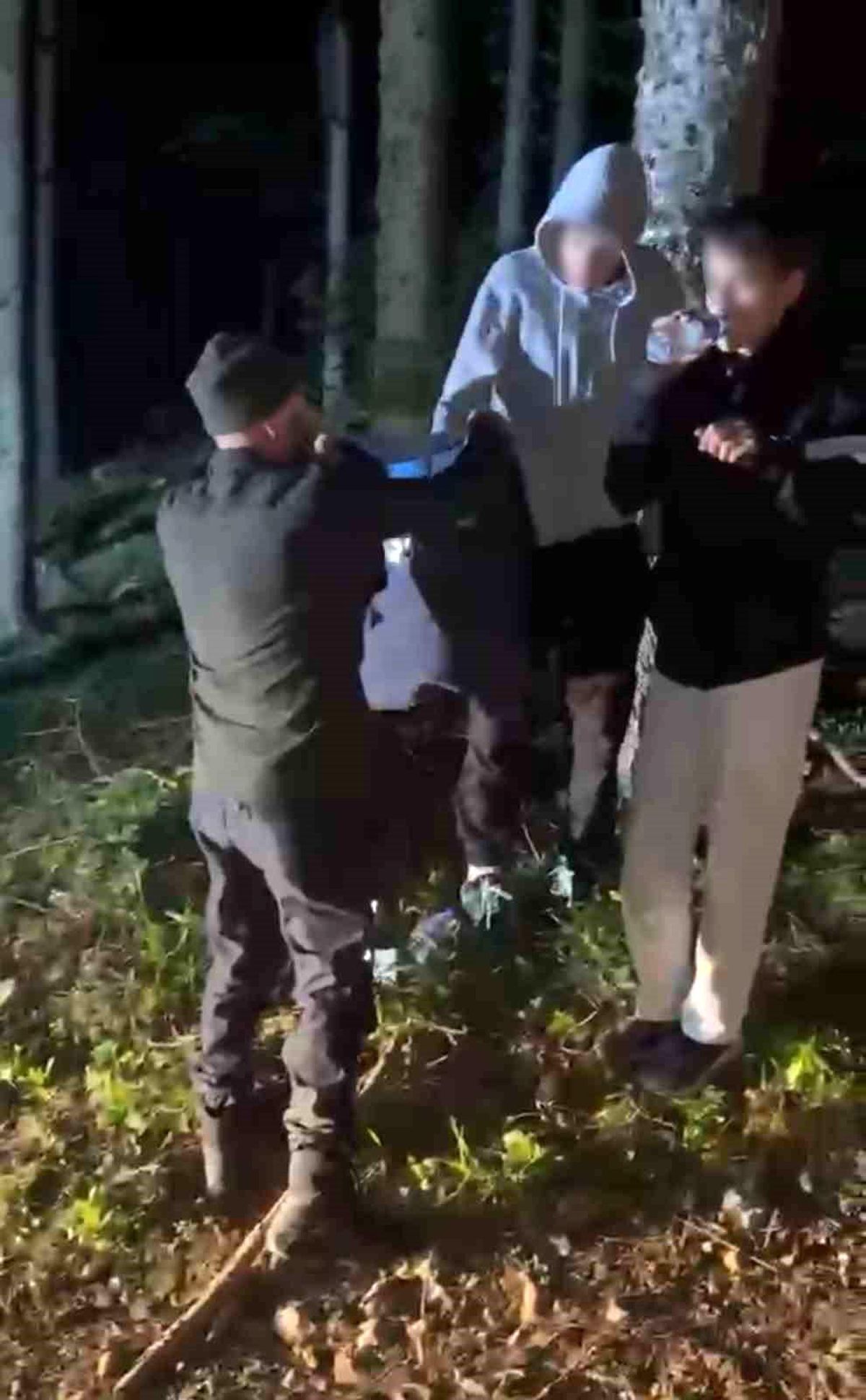 Ormanlık alanda kaybolan çocuklar ekiplerce bulundu