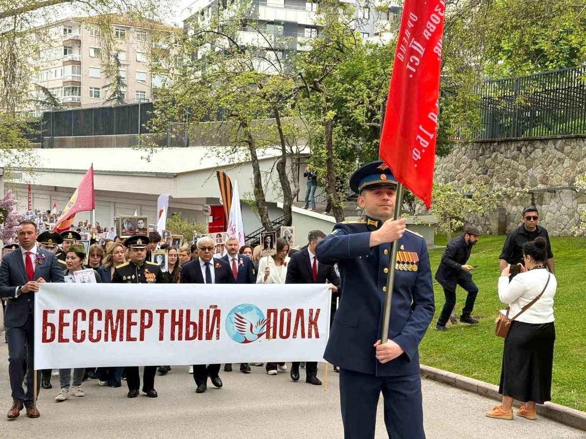 Rusya'nın Ankara Büyükelçiliği'nde "Zafer Günü" kutlandı