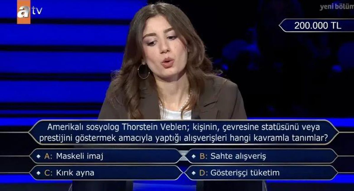 Amerikalı sosyolog Thorstein Veblen; kişinin, çevresine statüsünü veya prestijini göstermek amacıyla yaptı...