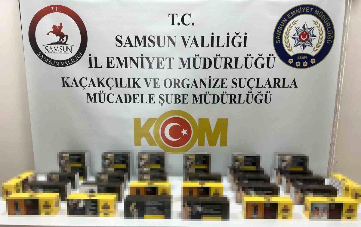 İlkadım'da iş yerine kaçak sigara baskını