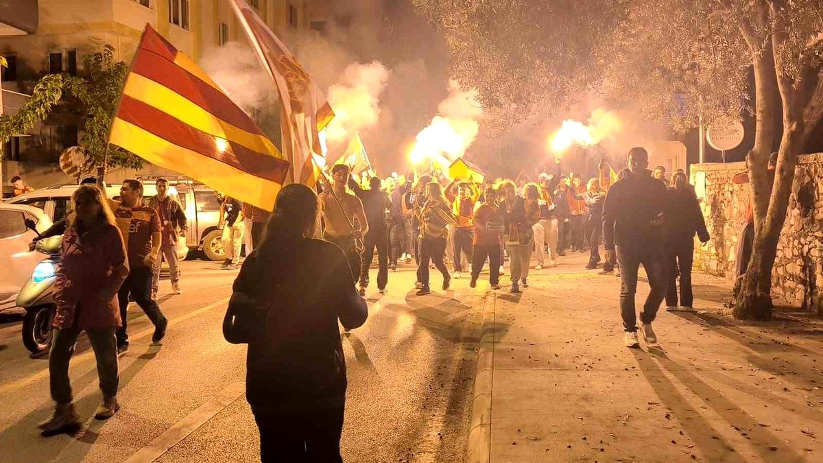 Muğla'da Galatasaraylıların şampiyonluk sevinci