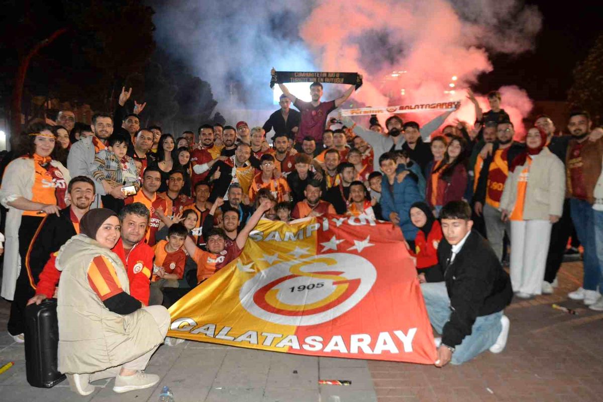 Ordu'da Galatasaray'ın 26. şampiyonluğu coşkuyla kutlandı
