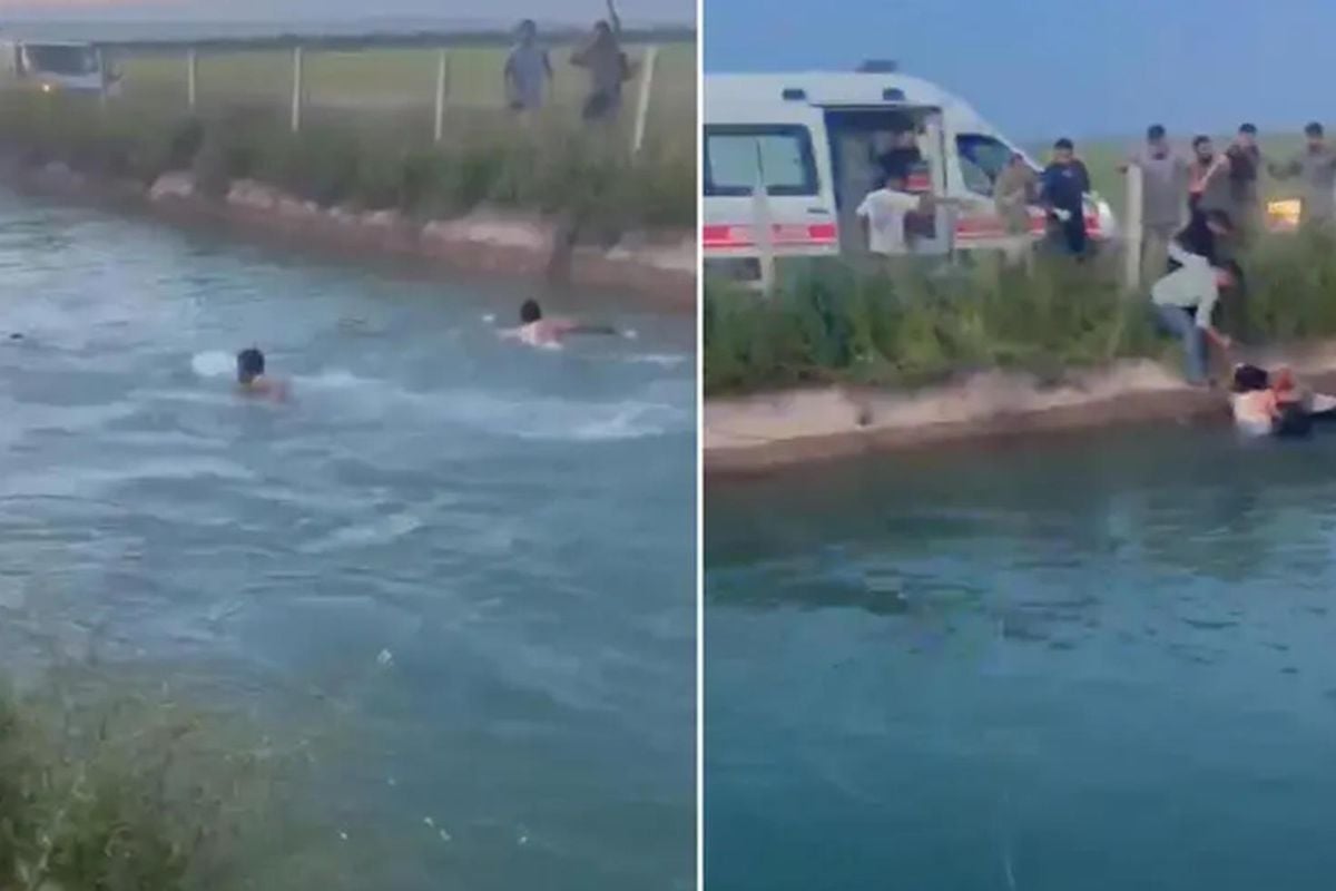 Şanlıurfa'da otomobil sulama kanalına devrildi: 2 kadını vatandaşlar kurtardı