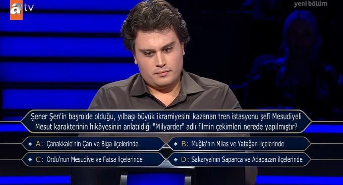 Şener Şen'in başrolde olduğu, yılbaşı büyük ikramiyesini kazanan tren istasyonu şefi Mesudiyeli Mesut kara...