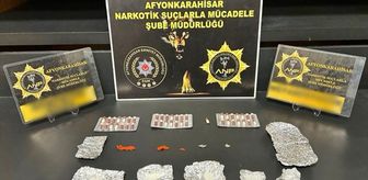 Afyonkarahisar'da uyuşturucu operasyonunda yakalanan zanlı tutuklandı