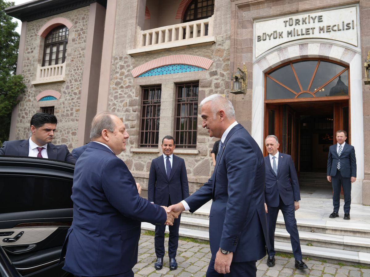 Bakan Ersoy, Yargıtay Başkanı Kerkez'i Cumhuriyet Müzesi'nde ağırladı