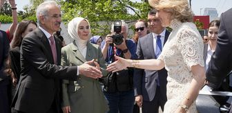 Belçika Kraliçesi Mathilde ve beraberindeki heyet, İstanbul Deniz Müzesi'ni gezdi