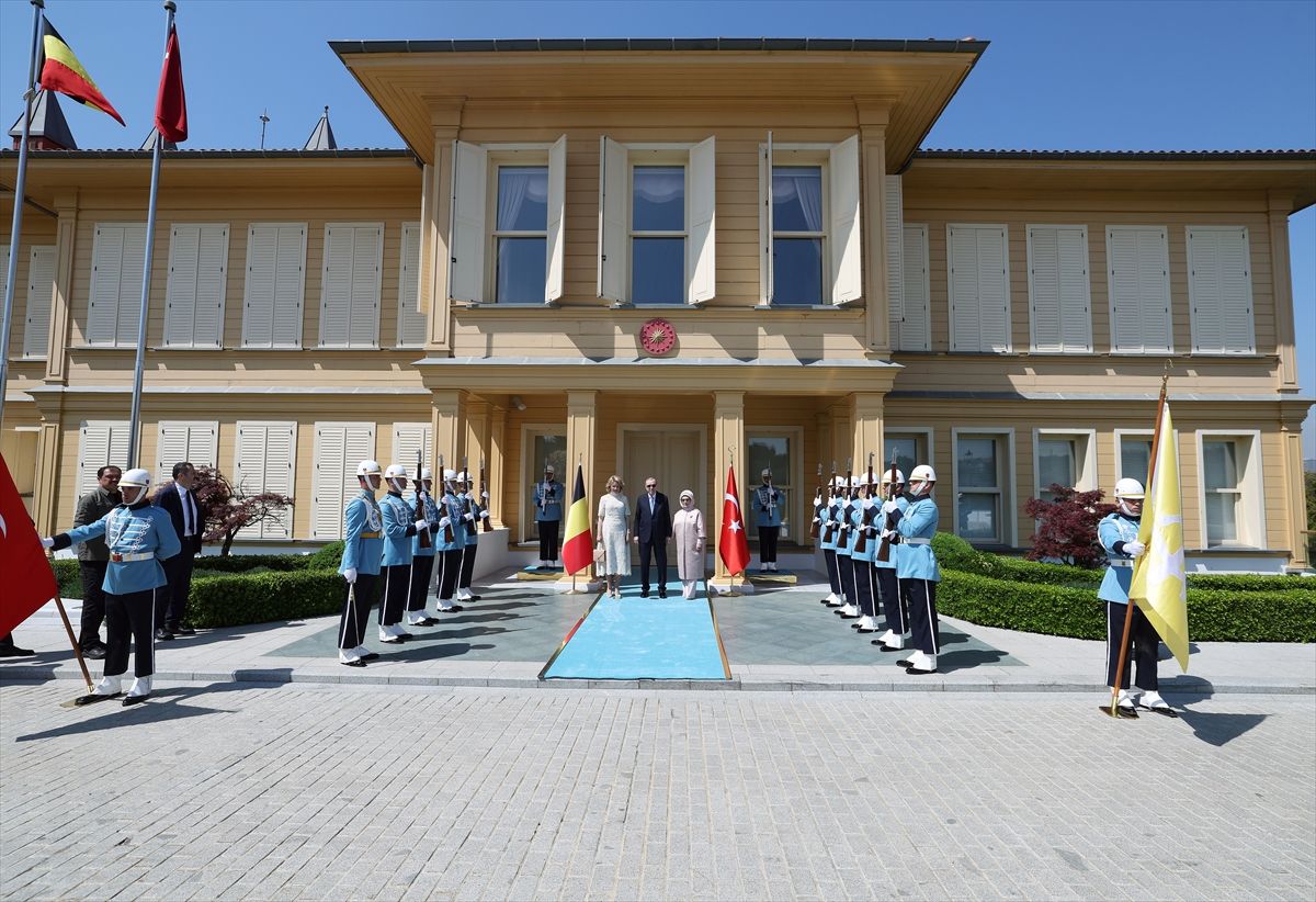 Cumhurbaşkanı Erdoğan, Belçika Kraliçesi Mathilde'yi kabul etti