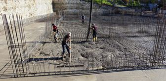 Demirci'de gençlik merkezinin temeli atıldı