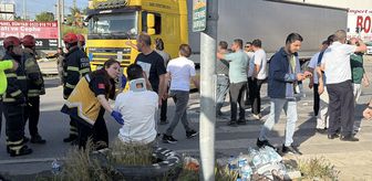 Kocaeli'de işçi servisi ile tırın çarpıştığı kazada 8 kişi yaralandı