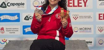 Milli atıcı Şevval İlayda Tarhan'dan Avrupa Şampiyonası'nda bronz madalya