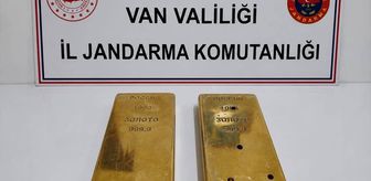 Van'da 2 kilogram külçe altın ele geçirildi
