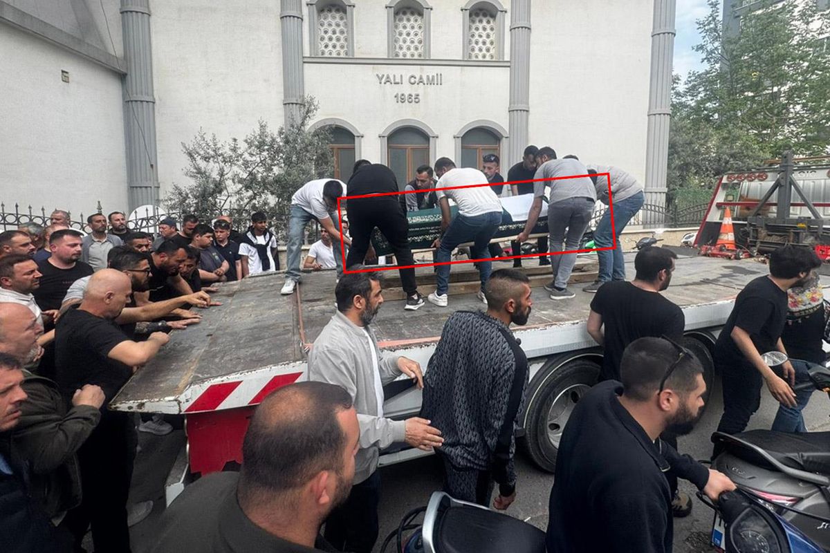 Yüksek ses tartışmasında can veren esnafın cenazesi çekici üstünde taşındı