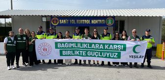 Aydın'da Yeşilay sürücüleri bilgilendirdi