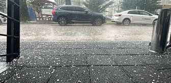 Bolu'da sağanak ve dolu etkili oldu