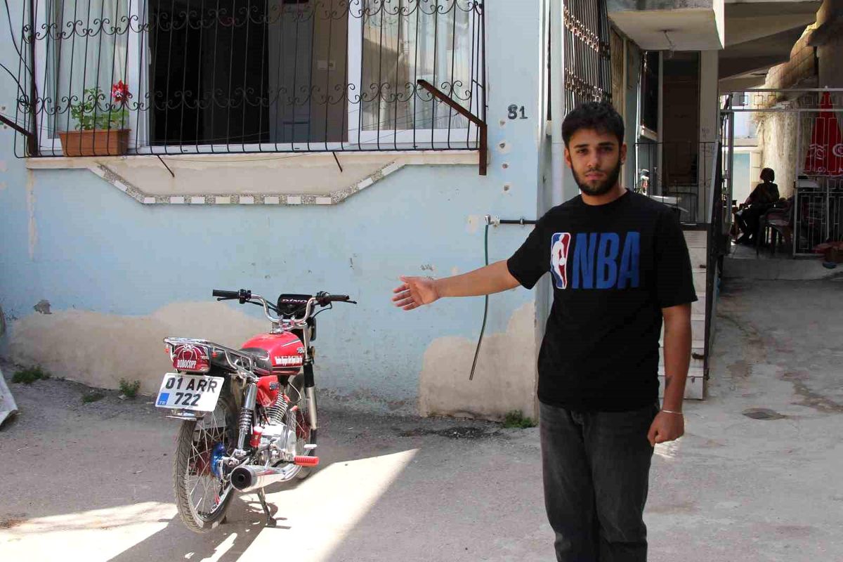 Çalınan motosikletinin peşine düştü, hırsızlara yetişemedi