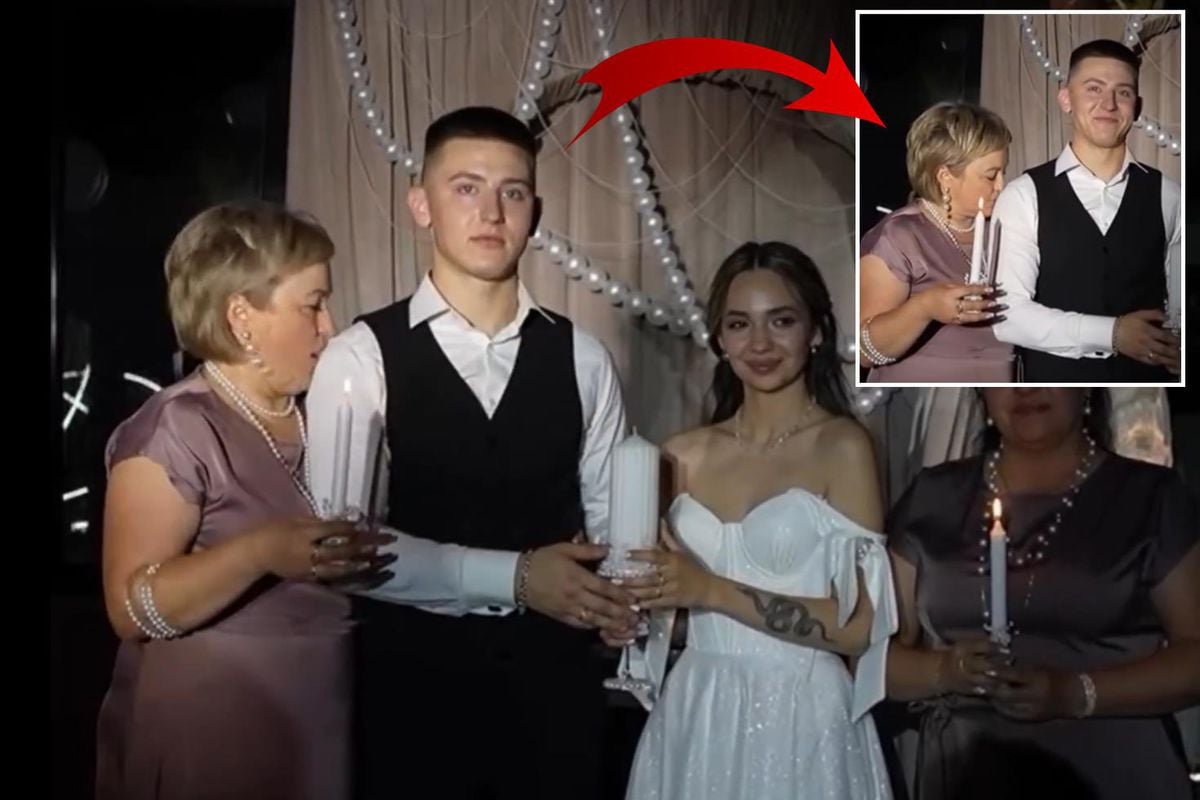 Damadın annesinin hareketi düğüne damga vurdu