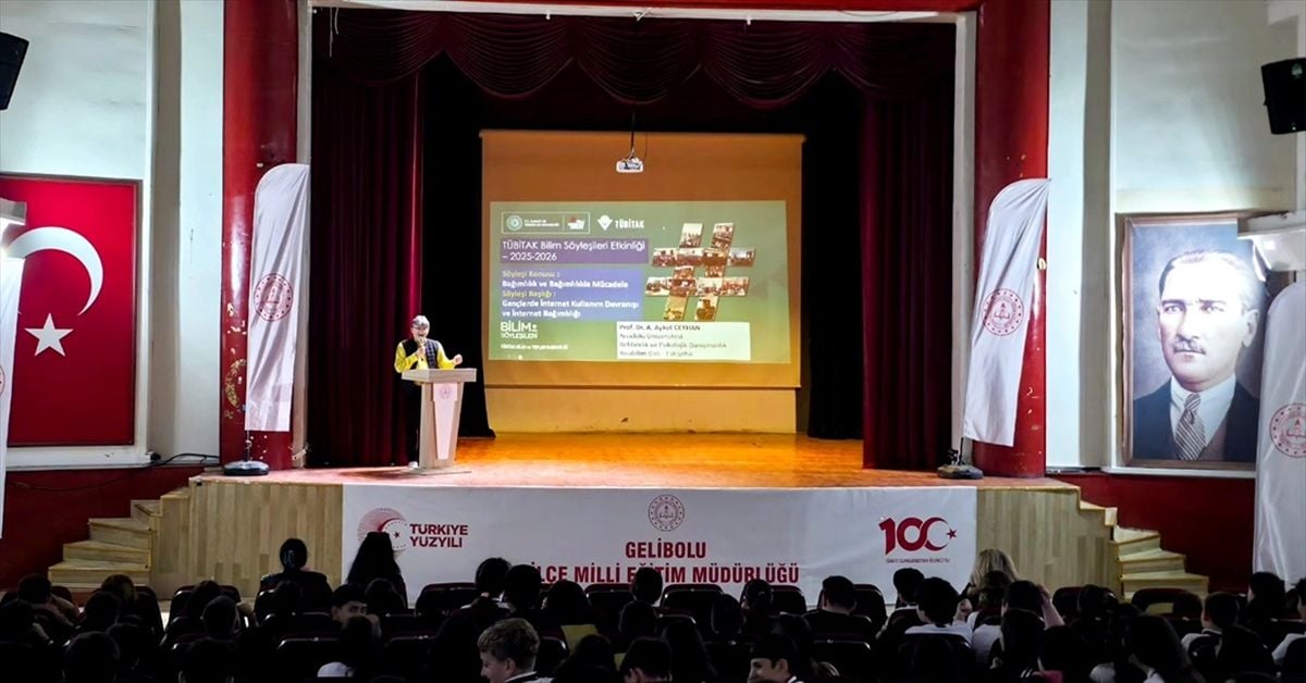 Gelibolu'da TÜBİTAK Bilim Söyleşileri gerçekleştirildi