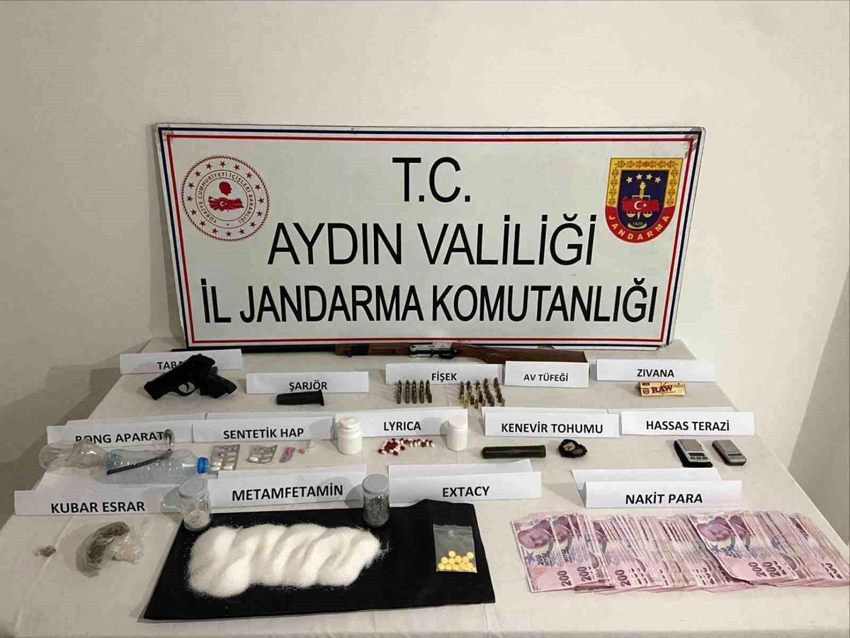 Germencik'te uyuşturucu operasyonu