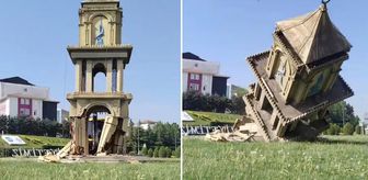 İlçeyi ayağa kaldıran yıkım