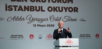İstanbul'da 'Aileler Yarışıyor' kitap okuma yarışmasının ödül töreni yapıldı
