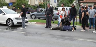 Kırklareli'nde otomobil ile motosikletin çarpıştığı kazada 1 kişi yaralandı