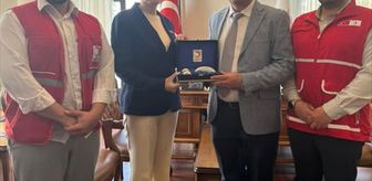 Kızılay heyetinden Edirne Belediyesine ziyaret