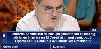 Leonardo da Vinci'nin de bazı çalışmalarından esinlendiği söylenen bilim insanı El Cezeri'nin hangi eseri, bugün Diyarbakır Ulu Camii'nin avlusunda ye