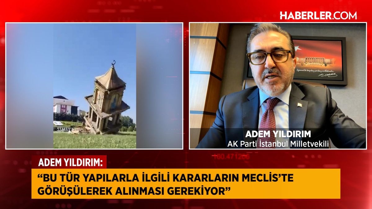 AK Parti Milletvekili Adem Yıldırım'dan Sancaktepe'deki saat kulesi tepkisi: Belediye başkanı özür dilemeli