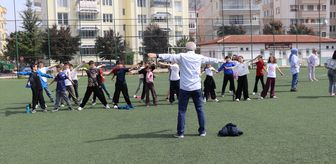 Amasya'da öğrenciler için spor etkinliği düzenlendi