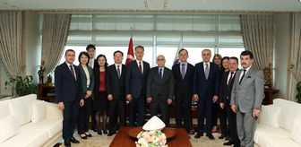 Anayasa Mahkemesi Başkanı Özkaya, Çin Yüksek Halk Mahkemesi heyetiyle bir araya geldi