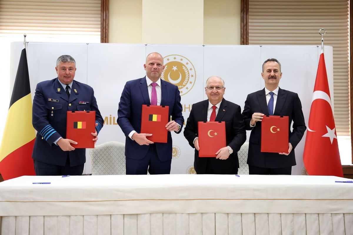 Türkiye ve Belçika arasında savunma alanında niyet mektubu imzalandı