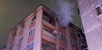 Bursa'da 6 katlı binada çıkan yangın söndürüldü