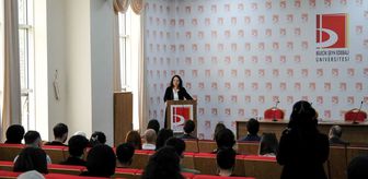 Dışişleri Bakanlığı İstanbul Temsilcisi Büyükelçi Usluer, Bilecik'te üniversite öğrencileriyle buluştu