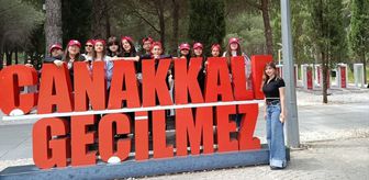 Eceabat'ta öğrenciler Tarihi Gelibolu Yarımadası'nı ziyaret etti