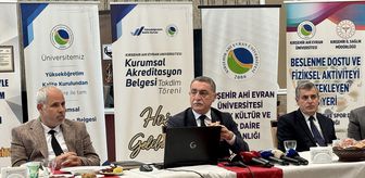 KAEÜ Rektörü Karahocagil, basın toplantısı düzenledi