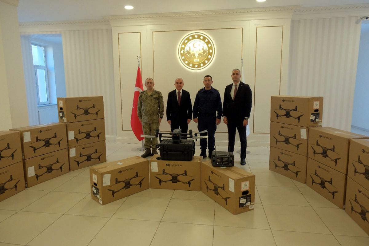 Kırklareli'de sınır güvenliğinde kullanılmak üzere 17 İHA desteği