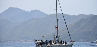 50'den fazla tekne Gazze için Marmaris'ten denize açılıyor